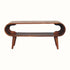 Bokel Home Coffee Tables Laurie Open Coffee Table, Medium - Honey Caramel
