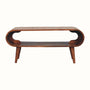 Bokel Home Coffee Tables Laurie Open Coffee Table, Medium - Honey Caramel