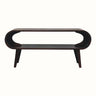 Bokel Home Coffee Tables Laurie Open Coffee Table, Medium - Light Walnut