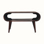 Bokel Home Coffee Tables Laurie Open Coffee Table, Small - California Walnut