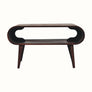 Bokel Home Coffee Tables Laurie Open Coffee Table, Small - California Walnut