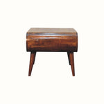 Bokel Home Coffee Tables Laurie Open Coffee Table, Small - Chestnut
