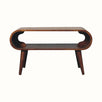 Bokel Home Coffee Tables Laurie Open Coffee Table, Small - Chestnut