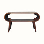 Bokel Home Coffee Tables Laurie Open Coffee Table, Small - Chestnut