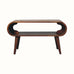 Bokel Home Coffee Tables Laurie Open Coffee Table, Small - Chestnut