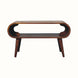 Bokel Home Coffee Tables Laurie Open Coffee Table, Small - Chestnut