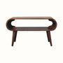 Bokel Home Coffee Tables Laurie Open Coffee Table, Small - Chestnut
