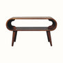 Bokel Home Coffee Tables Laurie Open Coffee Table, Small - Chestnut