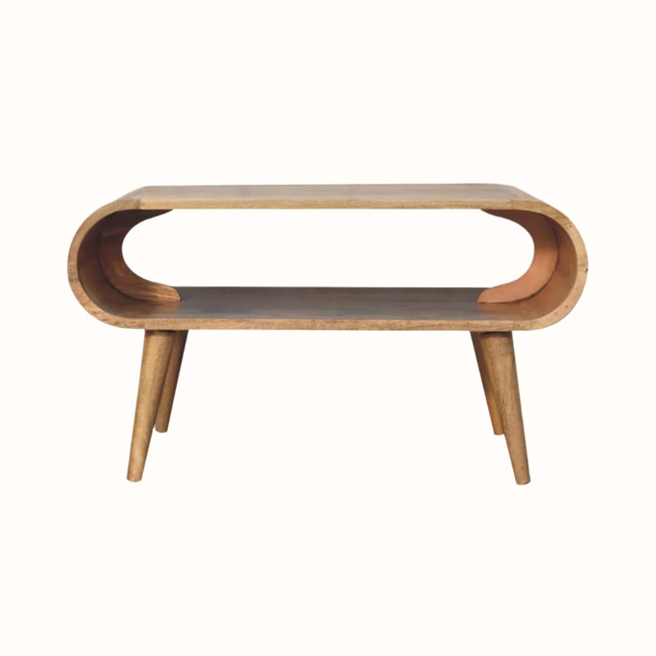 Bokel Home Coffee Tables Laurie Open Coffee Table, Small - Natural