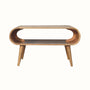 Bokel Home Coffee Tables Laurie Open Coffee Table, Small - Natural