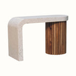 Bokel Home Coffee Tables Wilk Coffee Table - Natural/Terrazzo
