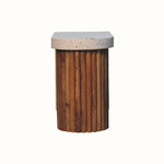 Bokel Home Coffee Tables Wilk Coffee Table - Natural/Terrazzo