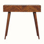 Bokel Home Console Tables Babej Console Table - Chestnut