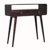 Bokel Home Console Tables Hamade Open Console Table, Medium - California Walnut
