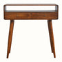 Bokel Home Console Tables Hamade Open Console Table, Medium - Chestnut