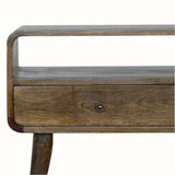 Bokel Home Console Tables Hamade Open Console Table, Medium - Grey Wash