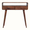 Bokel Home Console Tables Hamade Open Console Table, Medium - Honey Caramel