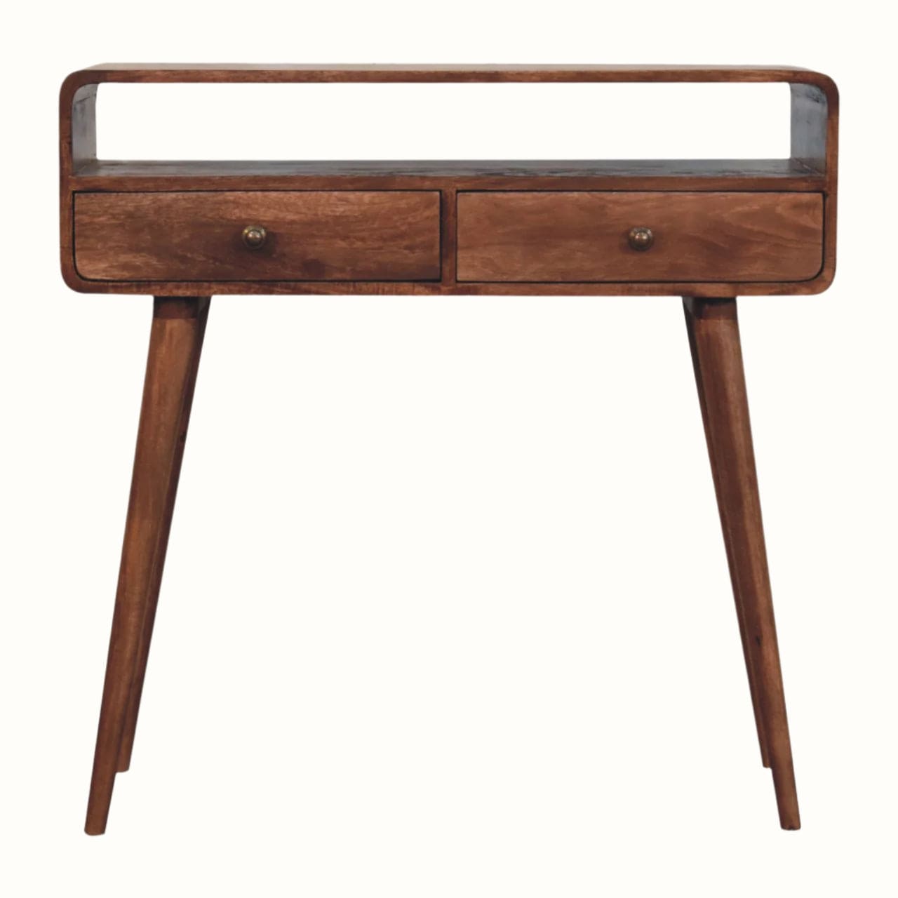 Bokel Home Console Tables Hamade Open Console Table, Medium - Honey Caramel