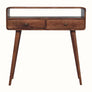 Bokel Home Console Tables Hamade Open Console Table, Medium - Honey Caramel