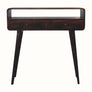 Bokel Home Console Tables Hamade Open Console Table, Medium - Light Walnut