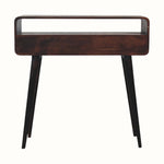 Bokel Home Console Tables Hamade Open Console Table, Medium - Light Walnut