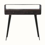 Bokel Home Console Tables Hamade Open Console Table, Medium - Walnut