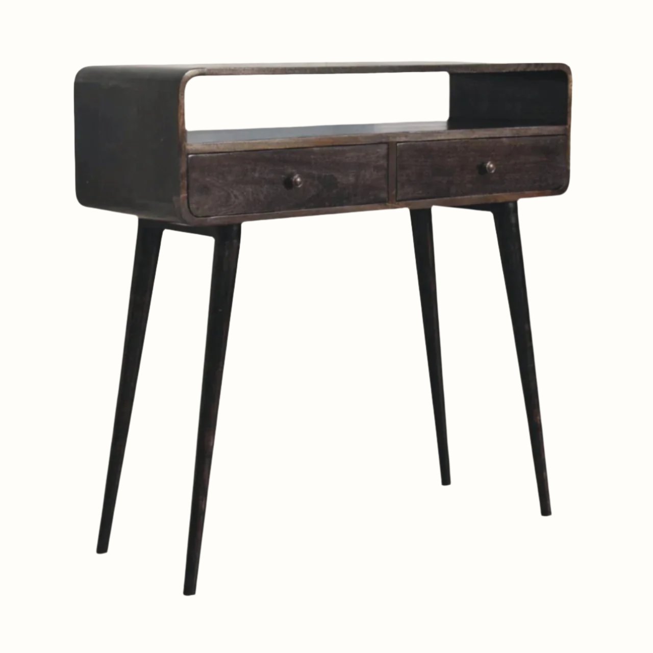 Bokel Home Console Tables Hamade Open Console Table, Medium - Walnut