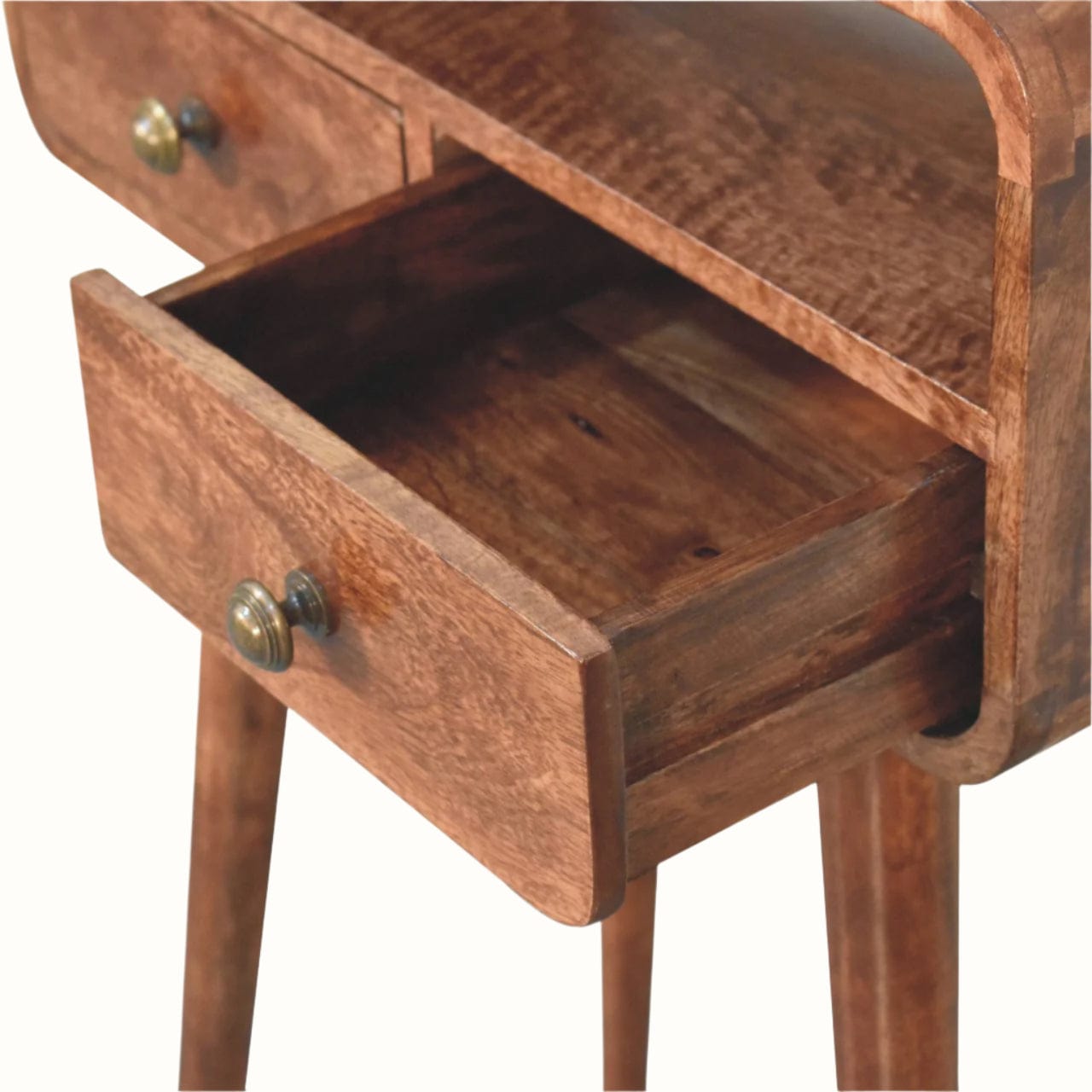 Bokel Home Console Tables Hamade Open Console Table, Small - Honey Caramel