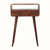 Bokel Home Console Tables Hamade Open Console Table, Small - Honey Caramel