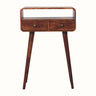 Bokel Home Console Tables Hamade Open Console Table, Small - Honey Caramel