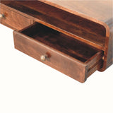 Bokel Home Console Tables Hamade Open Wall-Mounted Console Table - California Walnut