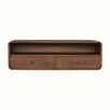 Bokel Home Console Tables Hamade Open Wall-Mounted Console Table - Chestnut