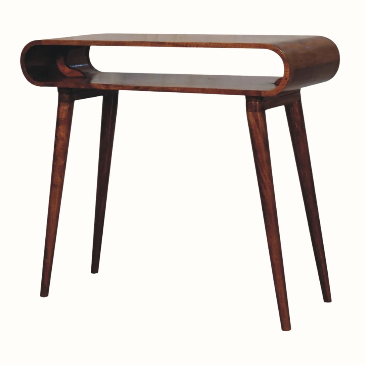 Bokel Home Console Tables Laurie Open Console Table - Honey Caramel