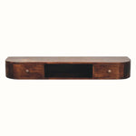 Bokel Home Console Tables Molina Wall Mounted Console Table - California Walnut