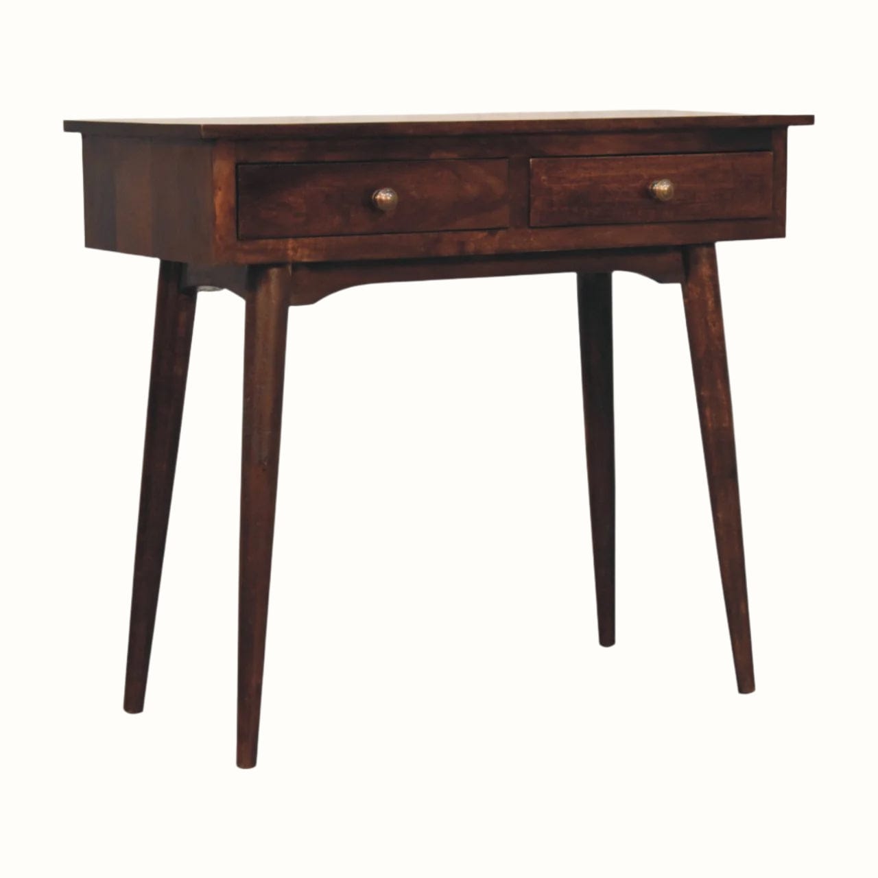 Bokel Home Console Tables Nilson 2 Drawer Console Table, Medium - California Walnut