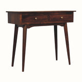 Bokel Home Console Tables Nilson 2 Drawer Console Table, Medium - California Walnut