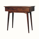 Bokel Home Console Tables Nilson 2 Drawer Console Table, Medium - Chestnut
