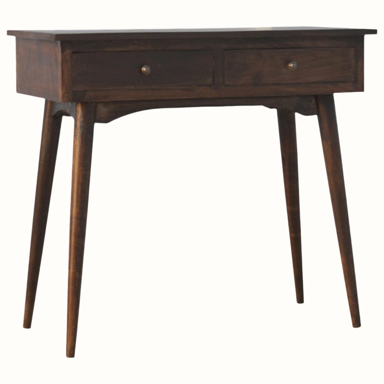 Bokel Home Console Tables Nilson 2 Drawer Console Table, Medium - Light Walnut