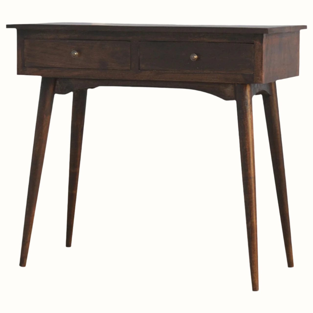 Bokel Home Console Tables Nilson 2 Drawer Console Table, Medium - Light Walnut