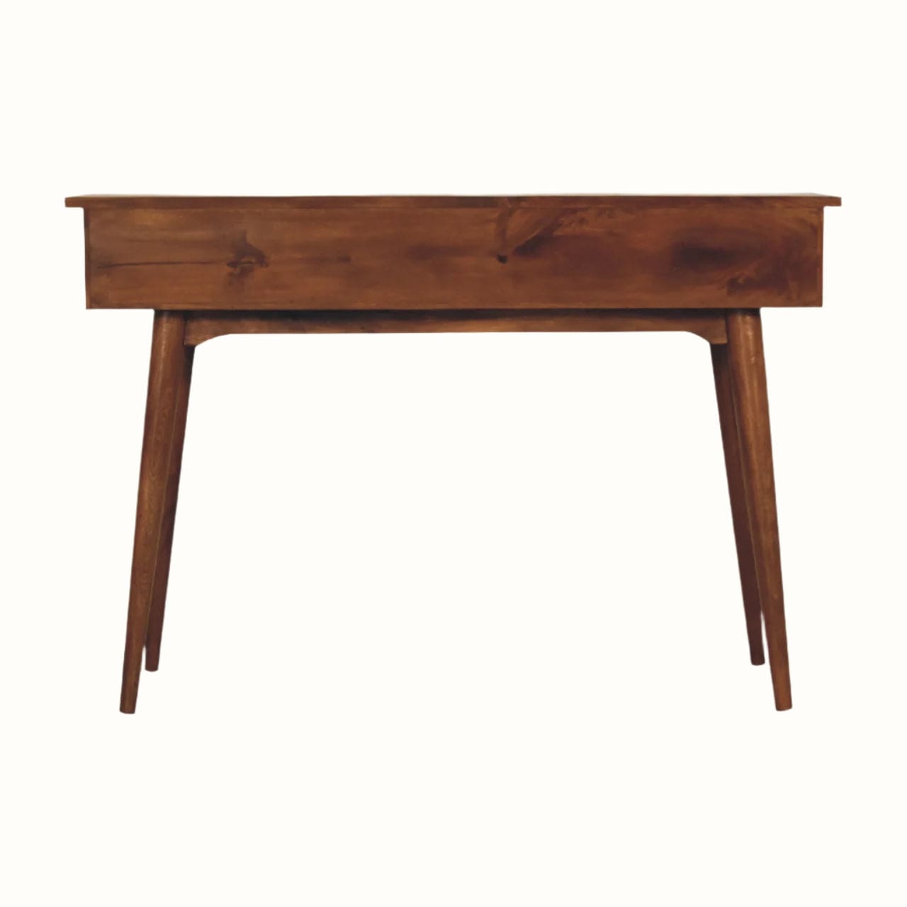 Bokel Home Console Tables Nilson 3 Drawer Console Table, Large - Chestnut