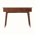Bokel Home Console Tables Nilson 3 Drawer Console Table, Large - Chestnut