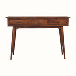 Bokel Home Console Tables Nilson 3 Drawer Console Table, Large - Chestnut