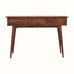 Bokel Home Console Tables Nilson 3 Drawer Console Table, Large - Chestnut