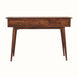 Bokel Home Console Tables Nilson 3 Drawer Console Table, Large - Chestnut