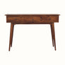 Bokel Home Console Tables Nilson 3 Drawer Console Table, Large - Chestnut