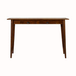Bokel Home Desks Ellis 2 Drawer Writing Desk, Medium -  Chestnut