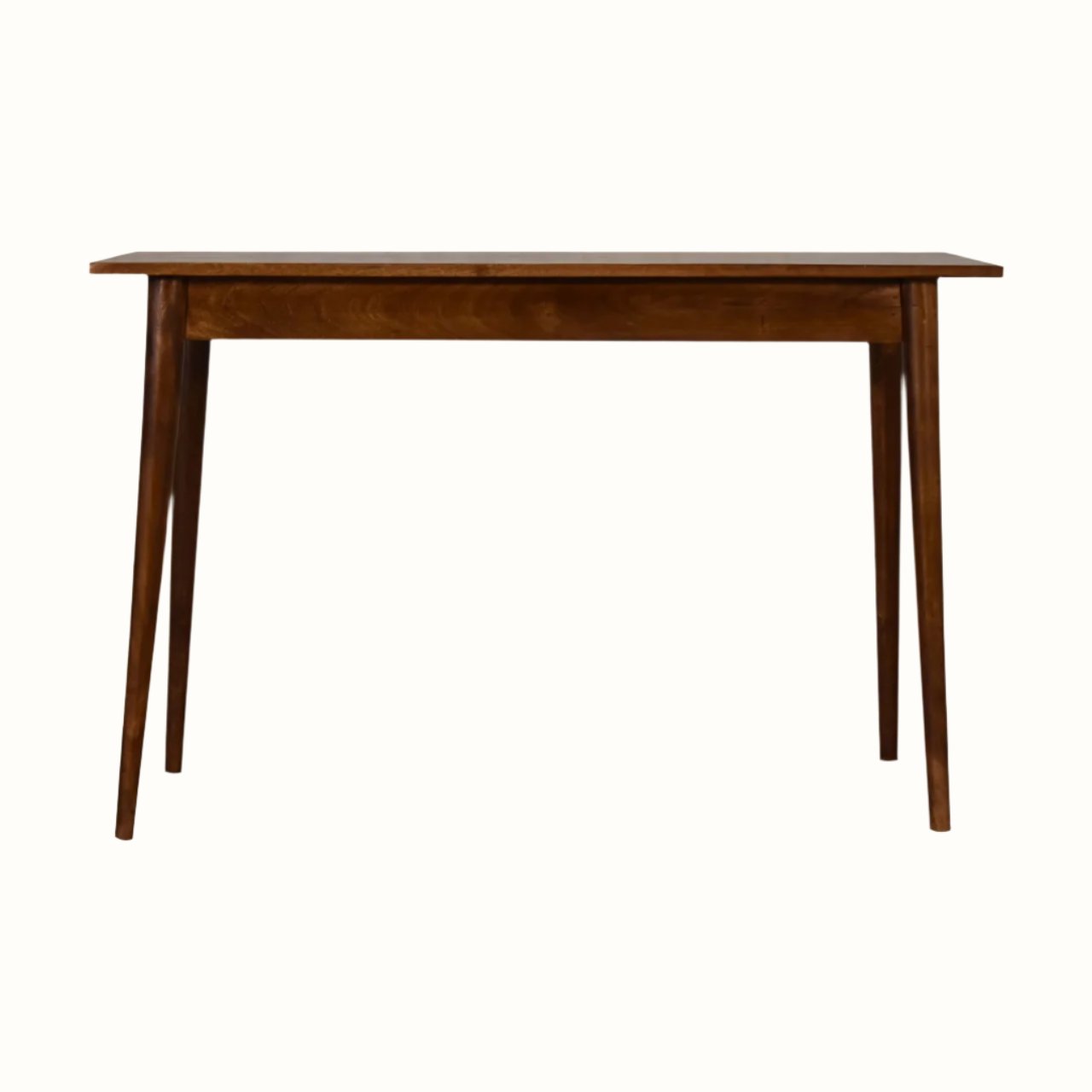 Bokel Home Desks Ellis 2 Drawer Writing Desk, Medium -  Chestnut