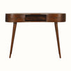Bokel Home Desks Haft Writing Desk, Large - Chestnut