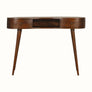 Bokel Home Desks Haft Writing Desk, Large - Chestnut