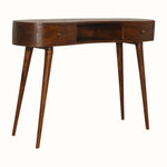 Bokel Home Desks Haft Writing Desk, Large - Chestnut